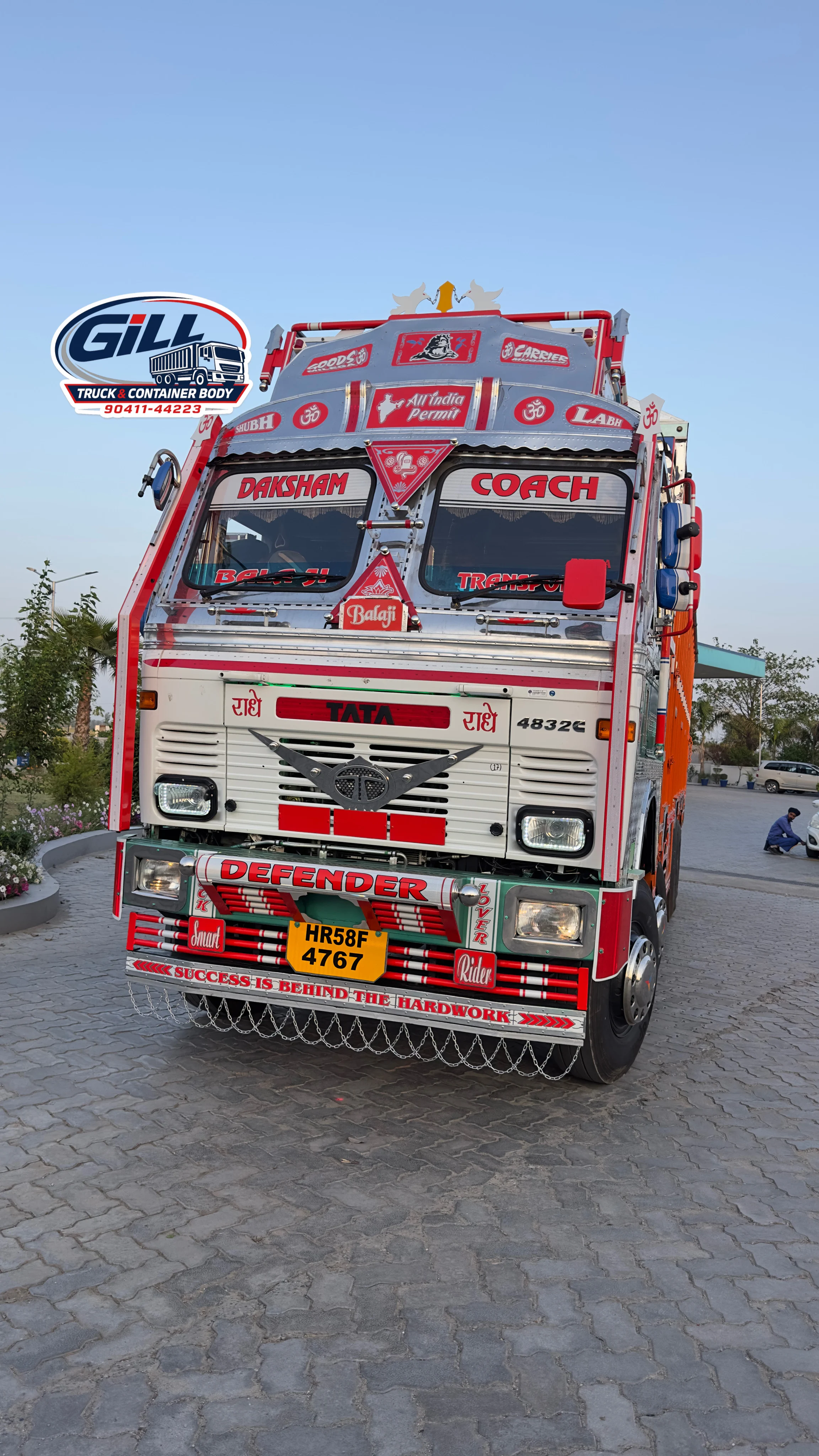 Modified Tata cabin front